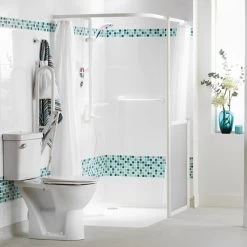 AKW Heavy Duty Shower Curtain - 1800 X 2000mm