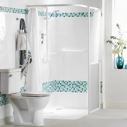 AKW Heavy Duty Shower Curtain - 2400 X 2000mm