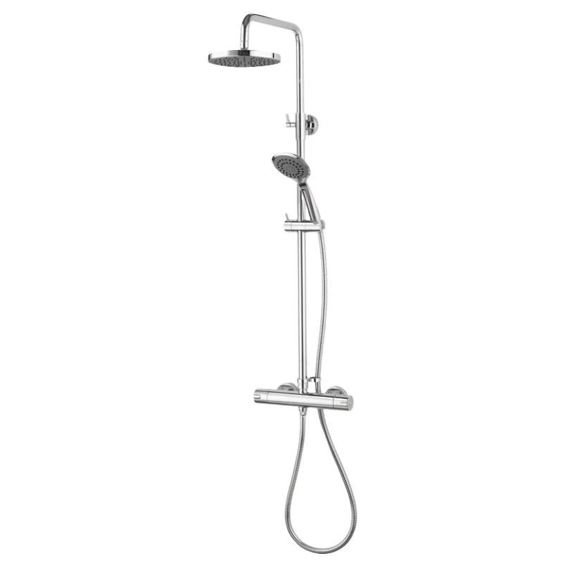 Aqualisa AQ Cool Touch Round Bar Mixer Shower - Chrome 1 Aqualisa AQ Cool Touch Round Bar Mixer Shower - Chrome