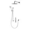 Aqualisa ISystem Concealed Digital Shower With Adj And Wall Fixed Shower Heads - Gravity Pumped