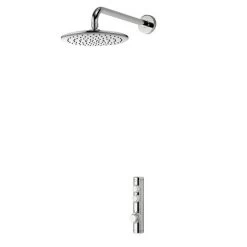 Aqualisa ISystem Concealed Digital Shower With Wall Fixed Shower Head - Gravity Pumped