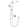 Aqualisa Optic Q Digital Smart Shower Concealed Dual With Wall Head - Gravity Pumped