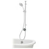 Aqualisa Optic Q Digital Smart Shower Exposed With Bath Fill - High Pressure/Combi