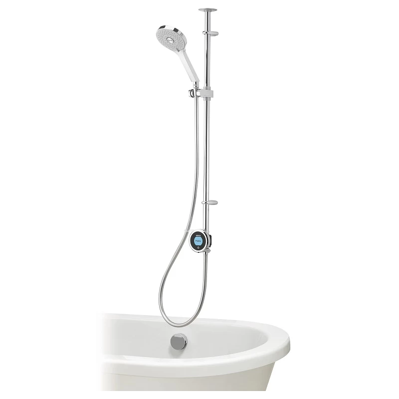 Aqualisa Optic Q Digital Smart Shower Exposed With Bath Fill - High Pressure/Combi 1 Aqualisa Optic Q Digital Smart Shower Exposed With Bath Fill - High Pressure/Combi