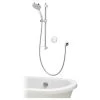 Aqualisa Unity Q Digital Smart Shower Concealed Adjustable With Bath - High Pressure/Combi