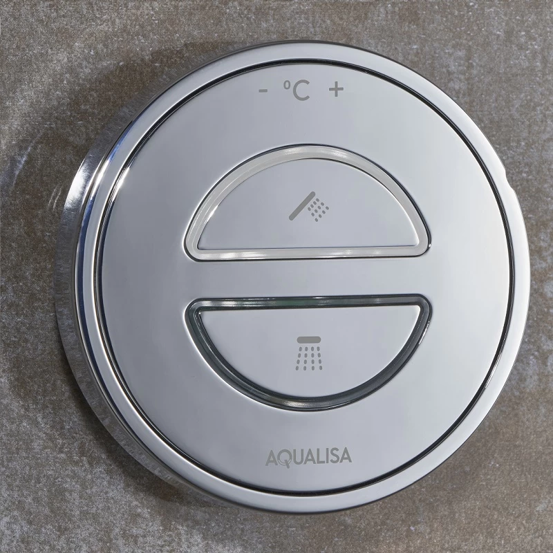 Aqualisa Unity Q Digital Smart Shower Concealed Dual With Ceiling Head - Gravity Pumped 2 Aqualisa Unity Q Digital Smart Shower Concealed Dual With Ceiling Head - Gravity Pumped - Image 2