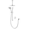 Aqualisa Unity Q Digital Smart Shower Concealed Dual With Ceiling Head - Gravity Pumped