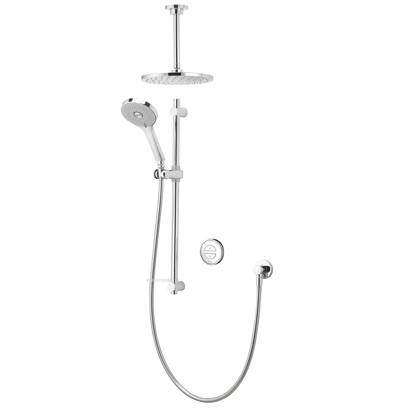 Aqualisa Unity Q Digital Smart Shower Concealed Dual With Ceiling Head - Gravity Pumped 1 Aqualisa Unity Q Digital Smart Shower Concealed Dual With Ceiling Head - Gravity Pumped
