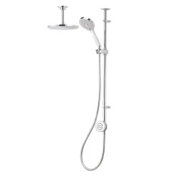 Aqualisa Unity Q Digital Smart Shower Exposed Dual With Ceiling Head - Gravity Pumped