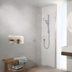 Aqualisa Visage Q Digital Smart Shower Concealed Adjustable - High Pressure/Combi -Shower Accessories aqualisa visage q digital smart shower concealed adjustable high pressure combi vsq.a1.bv .20 3
