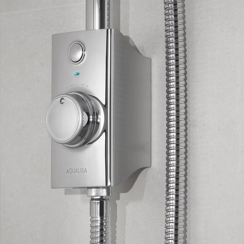 Aqualisa Visage Q Digital Smart Shower Exposed Adjustable - High Pressure/Combi 2 Aqualisa Visage Q Digital Smart Shower Exposed Adjustable - High Pressure/Combi - Image 2