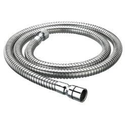 Bristan 1.25m Cone To Nut Shower Hose - 8mm Bore - Chrome