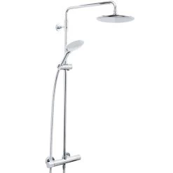 Bristan Carre Thermostatic Bar Shower With Rigid Riser