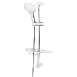 Bristan Commercial Single Function Extended Slide Bar Shower Kit - Chrome