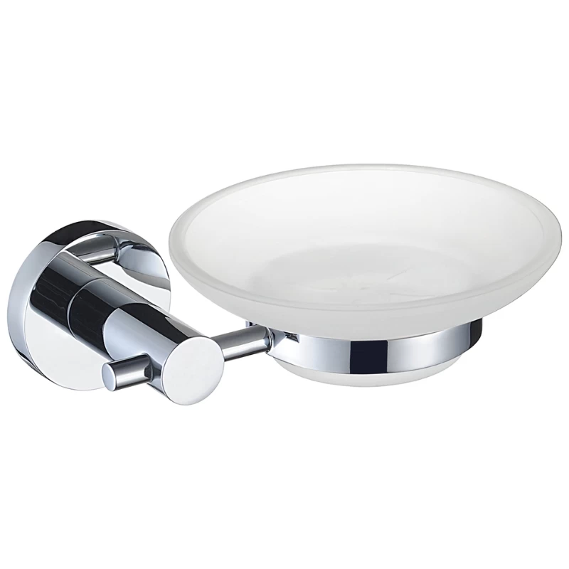 Bristan Round Soap Dish - Chrome 1 Bristan Round Soap Dish - Chrome