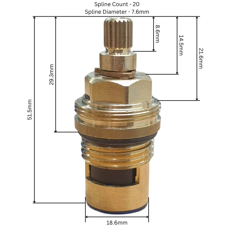 Crosswater 1/2" Ceramic Flow Cartridge 2 Crosswater 1/2" Ceramic Flow Cartridge - Image 2