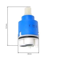Crosswater 35mm Manual Lever Cartridge -Shower Accessories crosswater x1a030n manual lever cartridge x1a030n 3