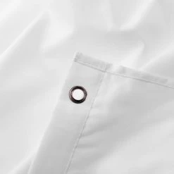 Croydex 1800mm X 1800mm High Performance/professional Textile Shower Curtain - White -Shower Accessories croydex 1800mm x 1800mm high performance professional textile shower curtain white gp00801 3