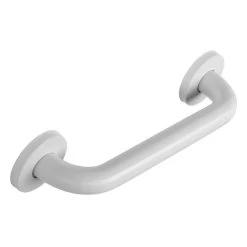 Croydex 300mm Stainless Steel Straight Grab Bar - White -Shower Accessories croydex 300mm stainless steel straight grab bar white ap501022 2