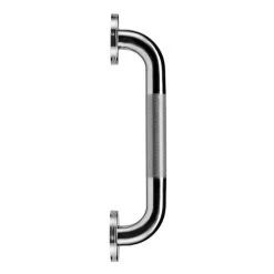 Croydex 300mm Stainless Steel Straight Grab Bar With Ant-Slip Grip - Chrome 6 Croydex 300mm Stainless Steel Straight Grab Bar With Ant-Slip Grip - Chrome -Shower Accessories croydex 300mm stainless steel straight grab bar with ant slip grip chrome ap500541 2