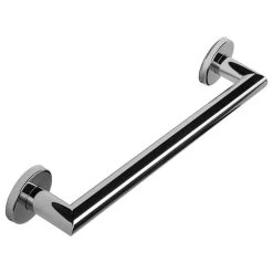 Croydex 450mm Modern Stainless Steel Straight Grab Bar - Chrome