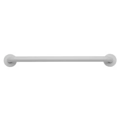 Croydex 600mm Stainless Steel Straight Grab Bar - White