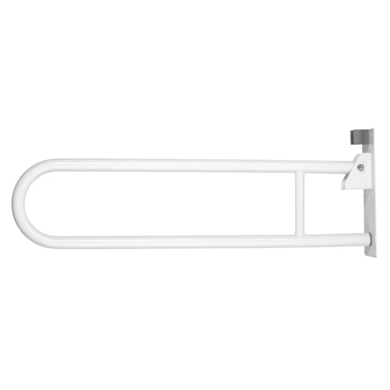 Croydex 850mm Fold Away Hand Rail - White 2 Croydex 850mm Fold Away Hand Rail - White - Image 2
