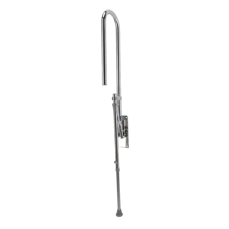 Croydex 850mm Fold Away Hand Rail With Drop Down Leg - Stainless Steel 2 Croydex 850mm Fold Away Hand Rail With Drop Down Leg - Stainless Steel - Image 2
