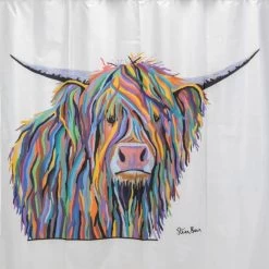 Croydex Angus McCoo Shower Curtain - Steven Brown