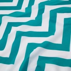 Croydex Aqua Chevron Textile Shower Curtain -Shower Accessories croydex aqua chevron textile shower curtain af290416h 2