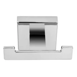 Croydex Flexi-Fix Cheadle Double Robe Hook - Chrome -Shower Accessories croydex flexi fix cheadle double robe hook chrome qm511741 2