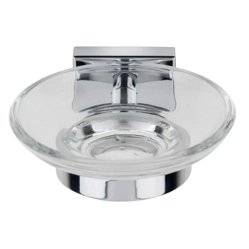 Croydex Flexi-Fix Chester Soap Dish And Holder - Chrome 1 Croydex Flexi-Fix Chester Soap Dish And Holder - Chrome