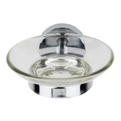 Croydex Flexi-Fix Epsom Soap Dish And Holder - Chrome