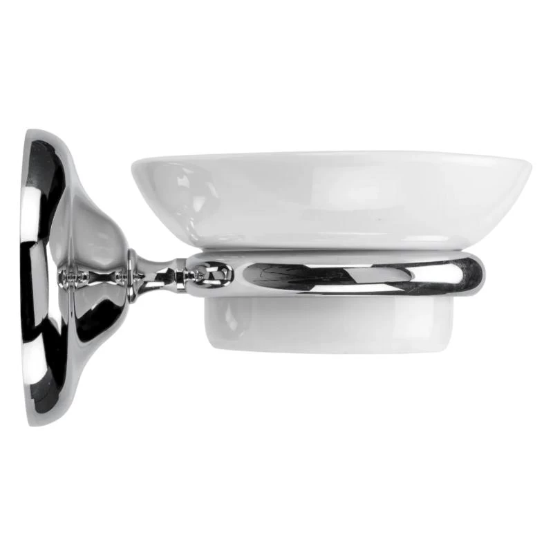 Croydex Flexi-Fix Grosvenor Chrome Soap Dish And Holder 2 Croydex Flexi-Fix Grosvenor Chrome Soap Dish And Holder - Image 2