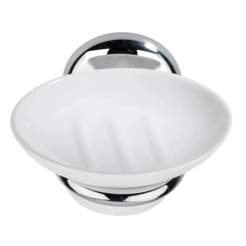 Croydex Flexi-Fix Grosvenor Chrome Soap Dish And Holder 1 Croydex Flexi-Fix Grosvenor Chrome Soap Dish And Holder