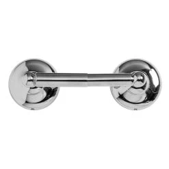 Croydex Flexi-Fix Grosvenor Chrome Spindle Toilet Roll Holder