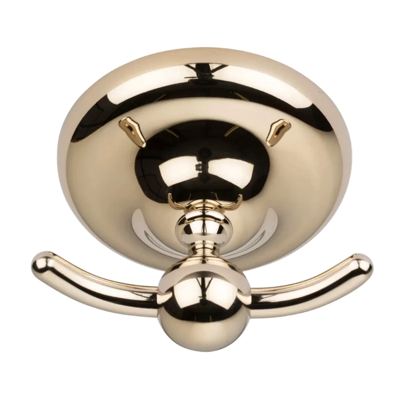 Croydex Flexi-Fix Grosvenor Gold Double Robe Hook 3 Croydex Flexi-Fix Grosvenor Gold Double Robe Hook - Image 3
