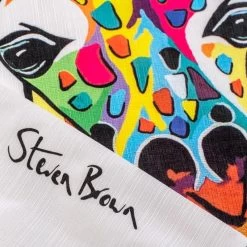 Croydex Francie & Josie Shower Curtain - Steven Brown -Shower Accessories croydex francie and josie shower curtain steven brown af304122h 2