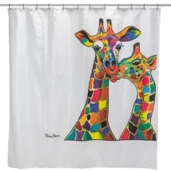 Croydex Francie & Josie Shower Curtain - Steven Brown -Shower Accessories croydex francie and josie shower curtain steven brown af304122h 3