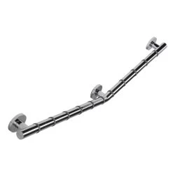 Croydex Grab 'N' Grip Angled Grab Bar - Chrome -Shower Accessories croydex grab n grip angled grab bar chrome ap530941 2