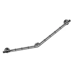 Croydex Grab 'N' Grip Angled Grab Bar - Chrome