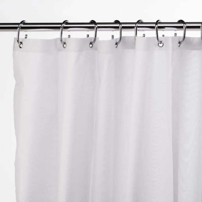 Croydex High Performance Shower Curtain (Long Drop, Bulk Pack) - White 2 Croydex High Performance Shower Curtain (Long Drop, Bulk Pack) - White - Image 2