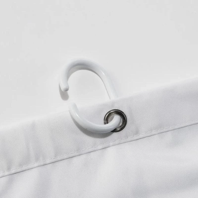 Croydex High Performance Shower Curtain (Long Drop, Bulk Pack) - White 3 Croydex High Performance Shower Curtain (Long Drop, Bulk Pack) - White - Image 3