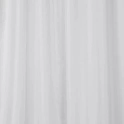 Croydex Hygiene 'N' Clean Plain Textile Shower Curtain - White