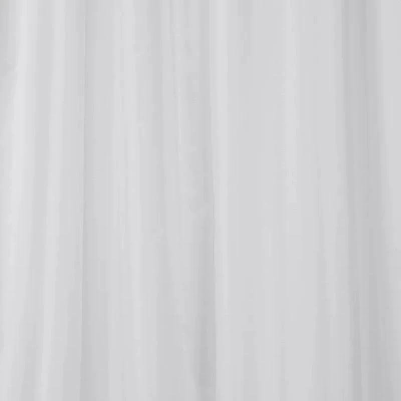 Croydex Hygiene 'N' Clean Plain Textile Shower Curtain - White 1 Croydex Hygiene 'N' Clean Plain Textile Shower Curtain - White