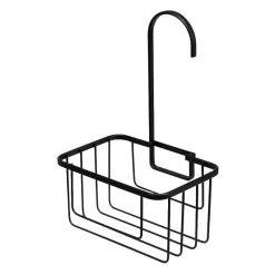 Croydex Matt Black Hook Over Shower Caddy