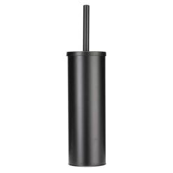 Croydex Matt Black Toilet Brush And Holder