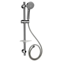 Croydex Maxi Four Spray Shower Set - Chrome