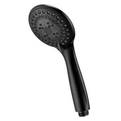 Croydex Nero Three Function Shower Head - Matt Black