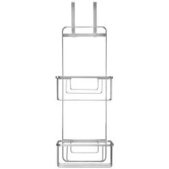 Croydex Rust Free Hook Over Door Double Storage Basket